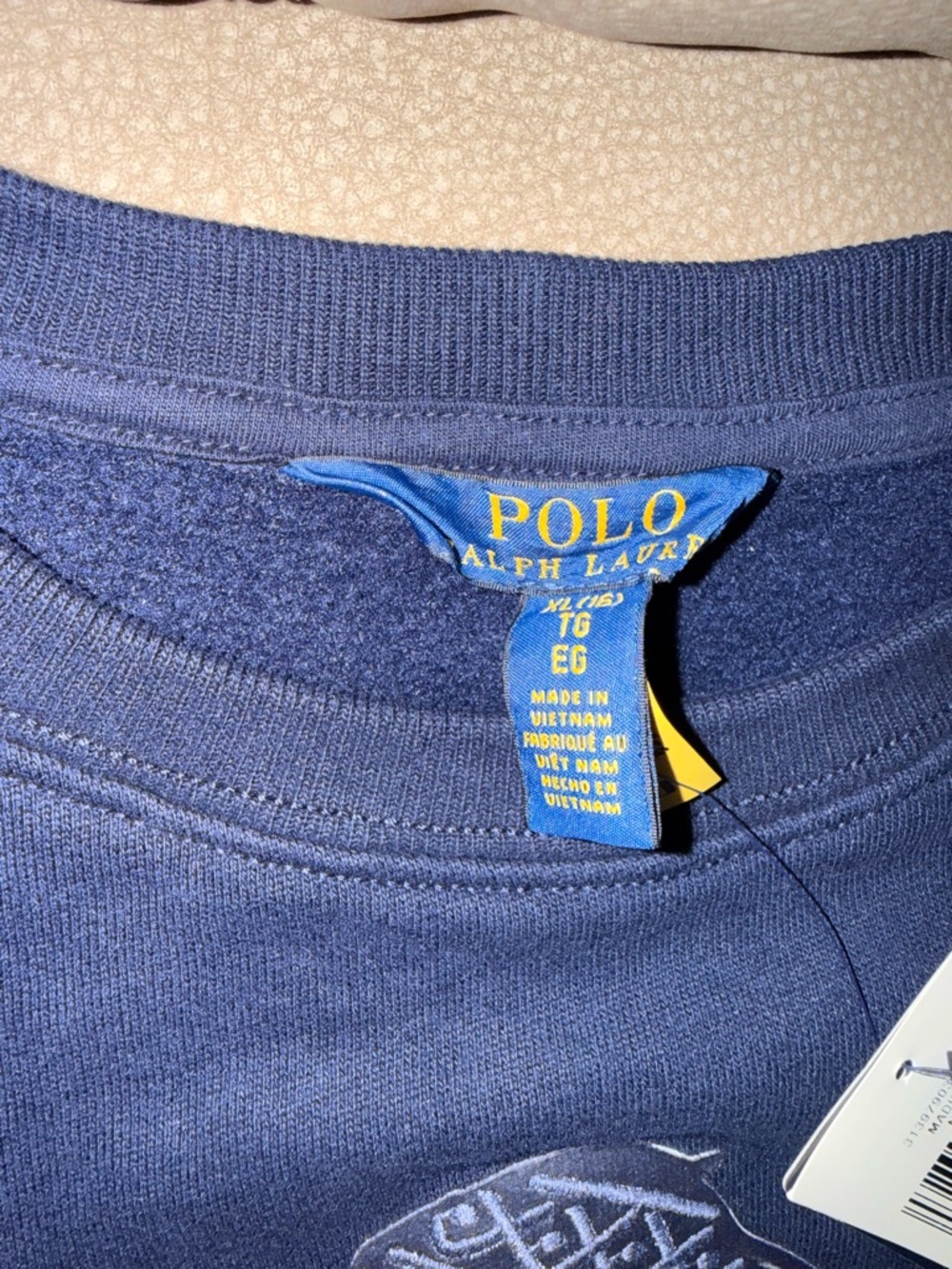 Girls XL Ralph Lauren (Polo) Bear sweatshirt - Picture 3 of 5